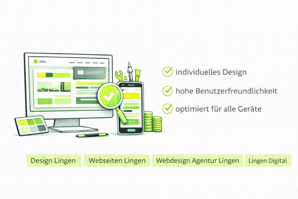 Webdesign Lingen: Design Lingen, Webdesign Agentur Lingen, moderne digitale Lösungen für Unternehmen.