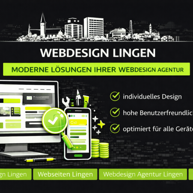 Webdesign Lingen: Design Lingen, Webdesign Agentur Lingen, moderne digitale Lösungen für Unternehmen.