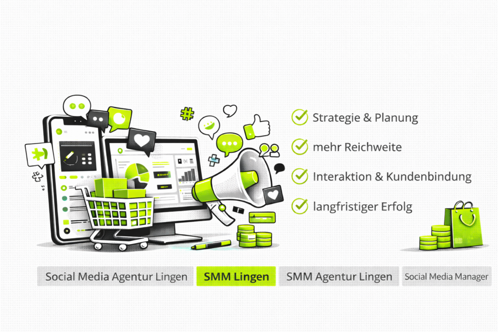 Social Media Marketing Lingen: SMM Lingen, SMM Agentur Lingen, Social Media Agentur für Unternehmen.