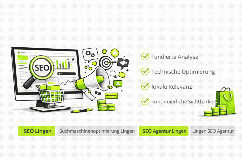 SEO Lingen: Suchmaschinenoptimierung Lingen, SEO Agentur Lingen für nachhaltige Sichtbarkeit bei Google.