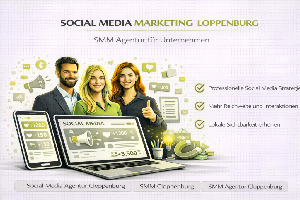 Social Media Marketing Cloppenburg: SMM Cloppenburg SMM, SMM Agentur Cloppenburg, Social Media Agentur, SMM Spezialist Cloppenburg, SMM Manager Cloppenburg.