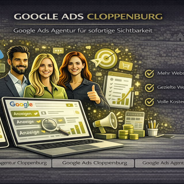 Google Ads Cloppenburg: Google Ads Agentur Cloppenburg für gezielte Online-Werbung und schnelle Ergebnisse.