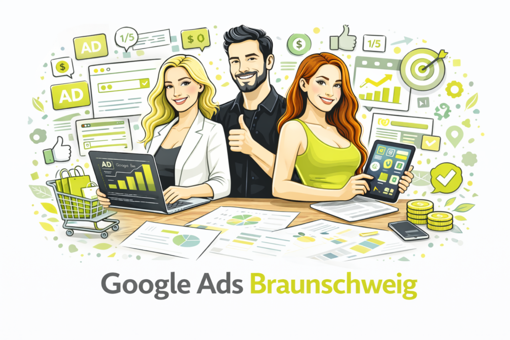 Google Ads Braunschweig: Google Werbung Braunschweig, SEA Braunschweig, Online Werbung Braunschweig, Google Ads Agentur Braunschweig.