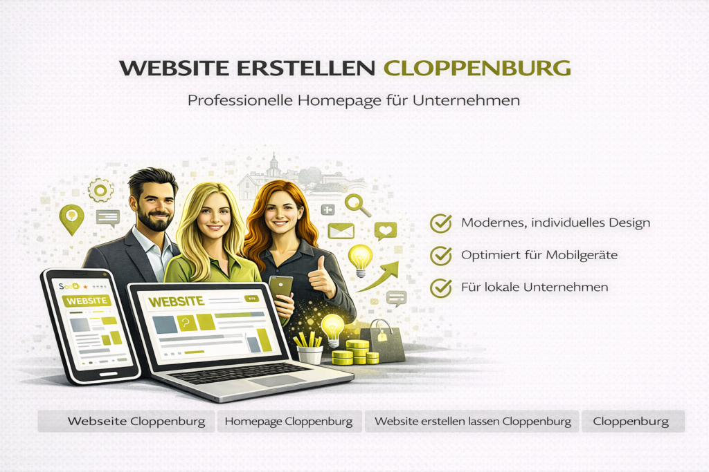 Website erstellen Cloppenburg: Webseite Cloppenburg, Homepage Cloppenburg, Website erstellen lassen Cloppenburg, Cloppenburg Website, Cloppenburg Homepage.