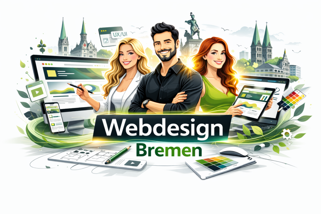 Webdesign Bremen: Webdesigner Bremen, modernes Webdesign Bremen, UX Design Bremen, Responsive Webdesign Bremen.