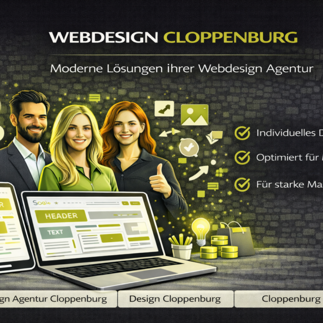 Webdesign Cloppenburg: Moderne Lösungen Ihrer Webdesign Agentur Cloppenburg für digitale Sichtbarkeit und starke Marken. Cloppenburg Digital.