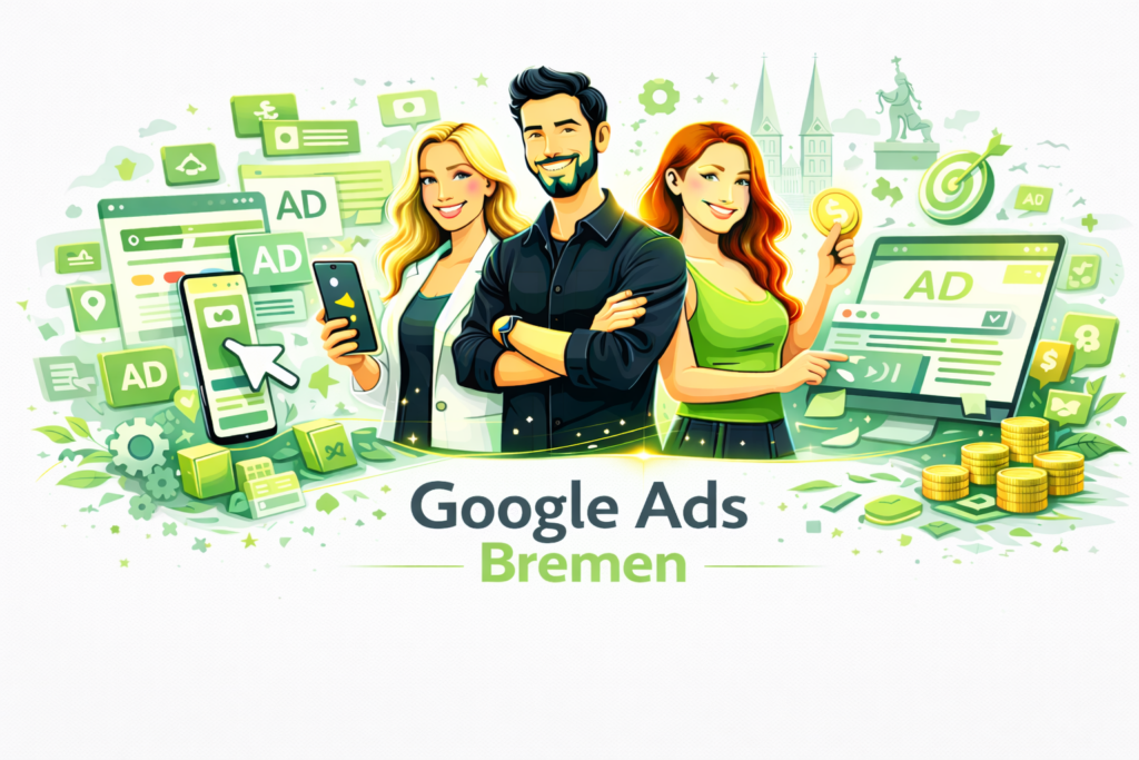 Google Ads Bremen: Google Werbung Bremen, SEA Bremen, Online Werbung Bremen, Google Ads Agentur Bremen.