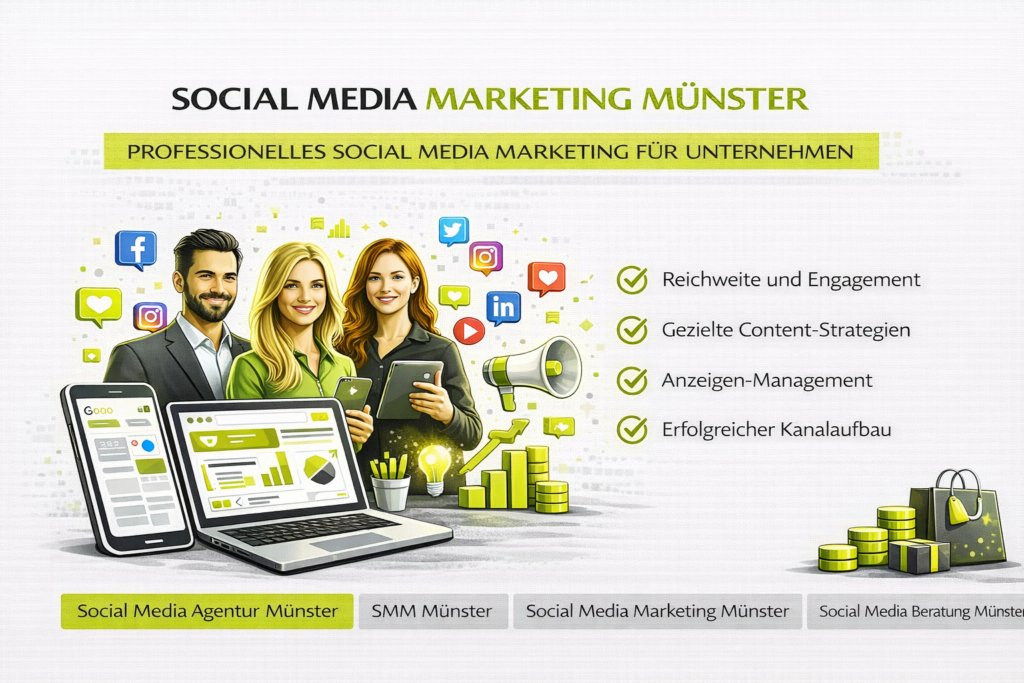 Werbeagentur Münster: Marketing Agentur Münster für digitale Marken, strategisches Online Marketing und Sichtbarkeit.