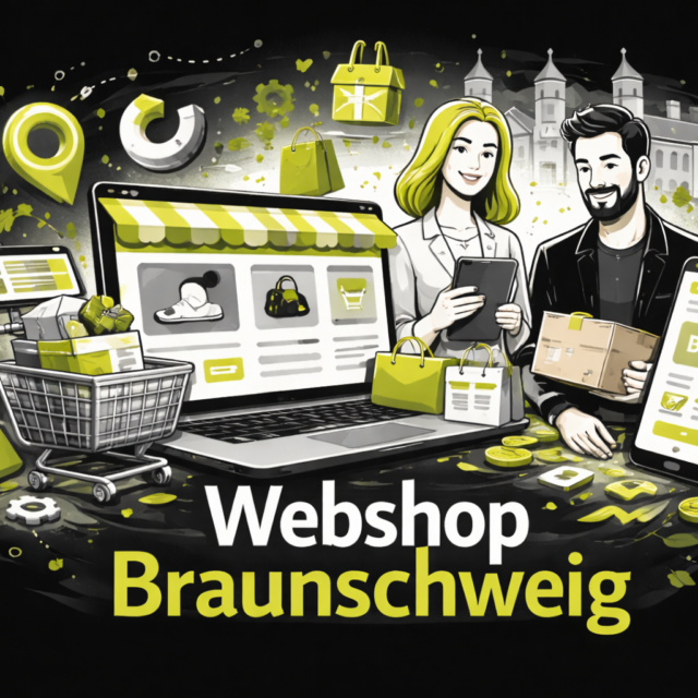 Webshop Braunschweig: E-Commerce Braunschweig, Online Shop Braunschweig, Shop erstellen Braunschweig, E-Commerce Agentur Braunschweig.