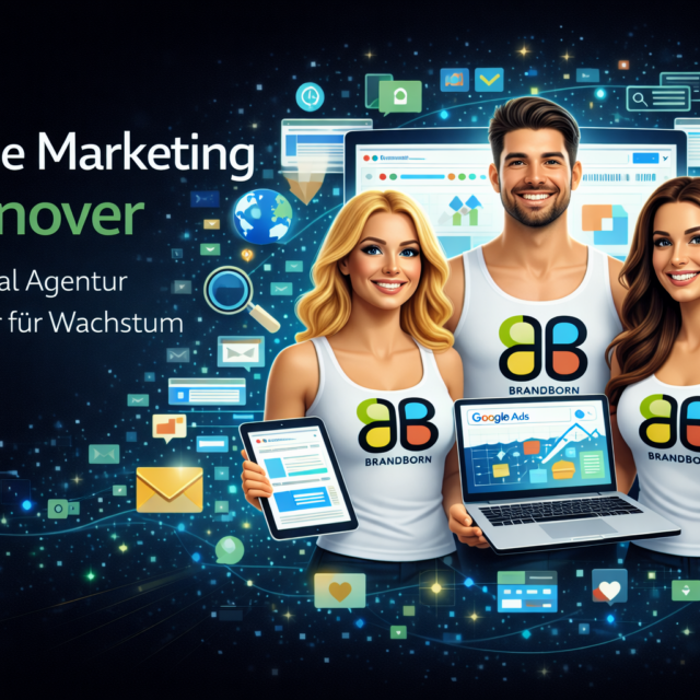 Online Marketing Hannover von Brandborn: Website Hannover, SEO Hannover, Google Ads Hannover, SMM Hannover und Webdesign Hannover für Unternehmen.