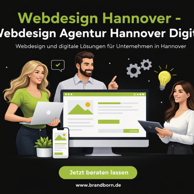 Website erstellen Hannover mit Brandborn: moderne Webseite Hannover, Homepage Hannover und professionelle Umsetzung.