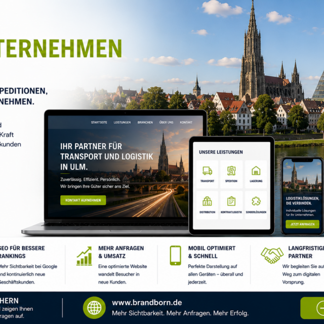 Webseite Logistikunternehmen Ulm Webdesign, Webdesign Logistikunternehmen Ulm, Website für Spedition Ulm, SEO Logistikunternehmen Ulm