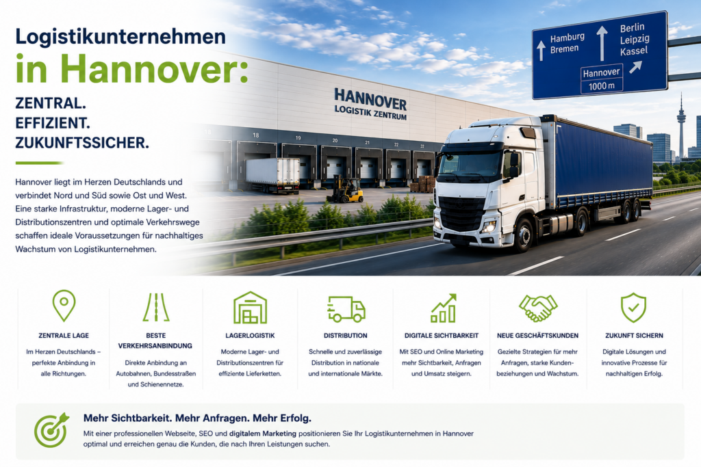 Logistikunternehmen Hannover, Spedition Hannover, Logistik Hannover, Transportunternehmen Hannover, SEO Logistikunternehmen