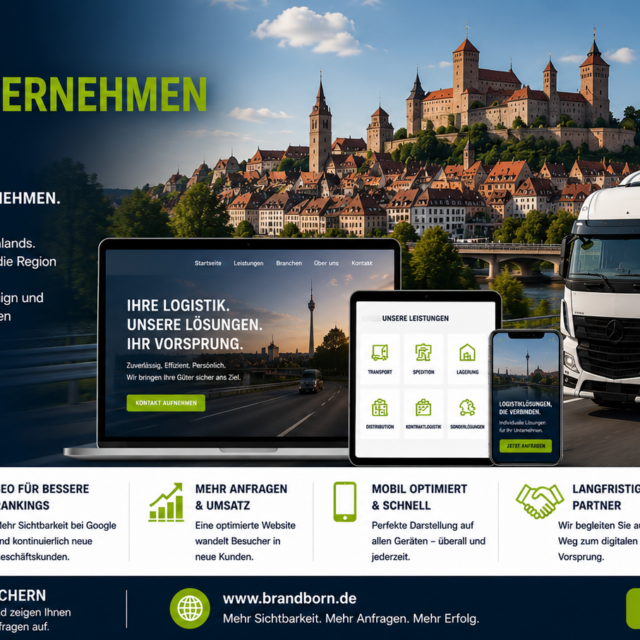 Webseite Logistikunternehmen Nürnberg, Webdesign Logistikunternehmen Nürnberg, Website für Spedition Nürnberg, SEO Logistikunternehmen Nürnberg Webdesign