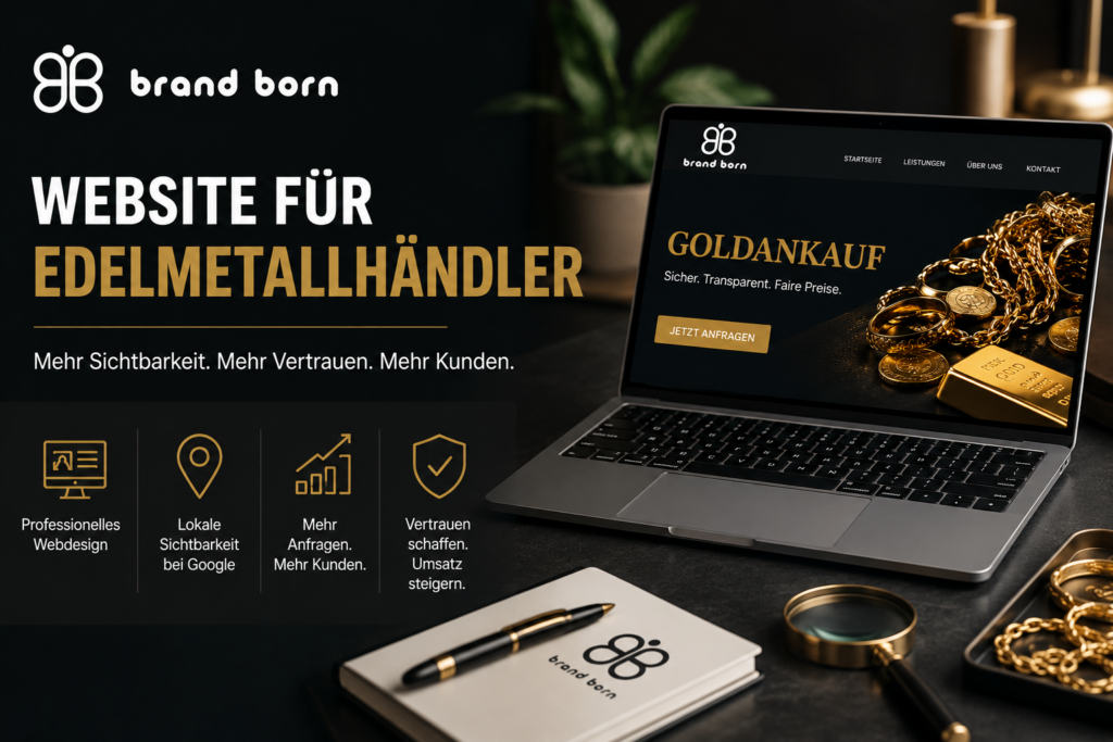 Website für Edelmetallhändler: Erfahren Sie, warum viele Goldankauf Website, Website für Goldankauf und Webdesign für Edelmetallhandel lokale Sichtbarkeit
