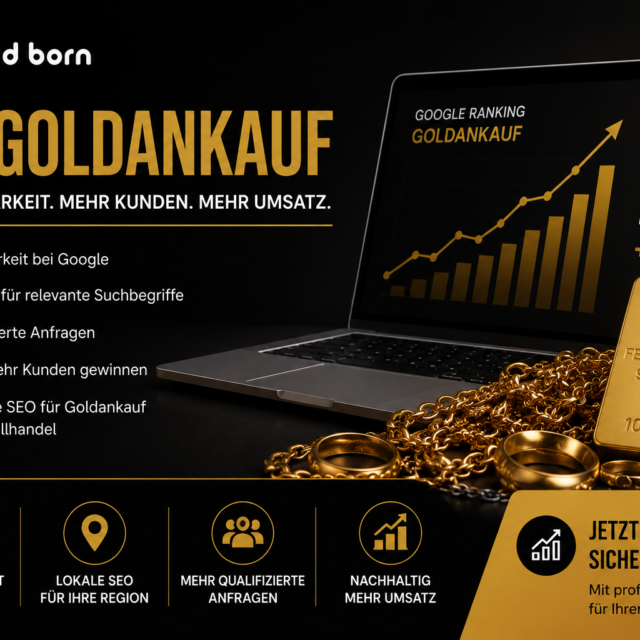 SEO Goldankauf, Suchmaschinenoptimierung Goldankauf, Google Ranking Goldankauf, Goldankauf bei Google finden, Website Goldankauf, Webdesign Edelmetallhandel