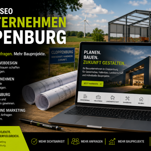 Webdesign Bauunternehmen Cloppenburg, SEO Bauunternehmen Cloppenburg, Website Bauunternehmen Cloppenburg, Local SEO Bauunternehmen, SMM Cloppenburg
