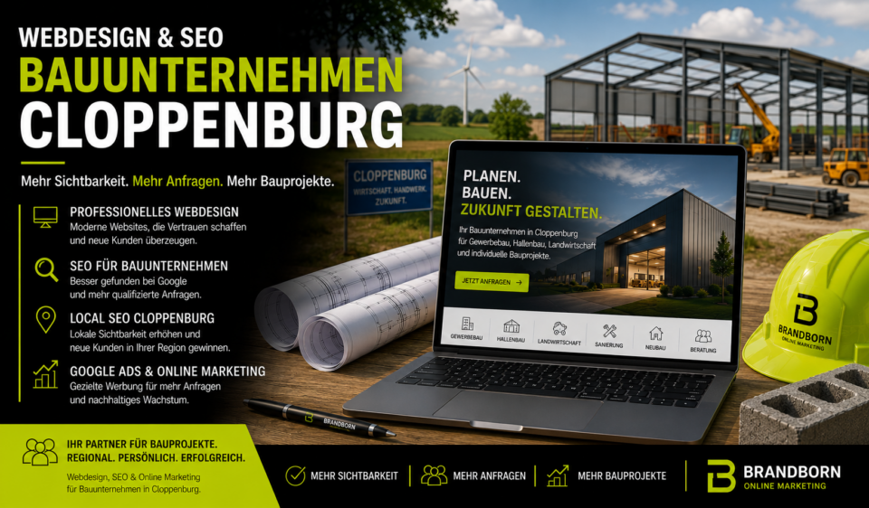 Webdesign Bauunternehmen Cloppenburg, SEO Bauunternehmen Cloppenburg, Website Bauunternehmen Cloppenburg, Local SEO Bauunternehmen, SMM Cloppenburg - Brand Born Website SEO SMM Digital Marketing Webdesign Bauunternehmen Cloppenburg, SEO Bauunternehmen Cloppenburg, Website Bauunternehmen Cloppenburg, Local SEO Bauunternehmen, SMM Cloppenburg