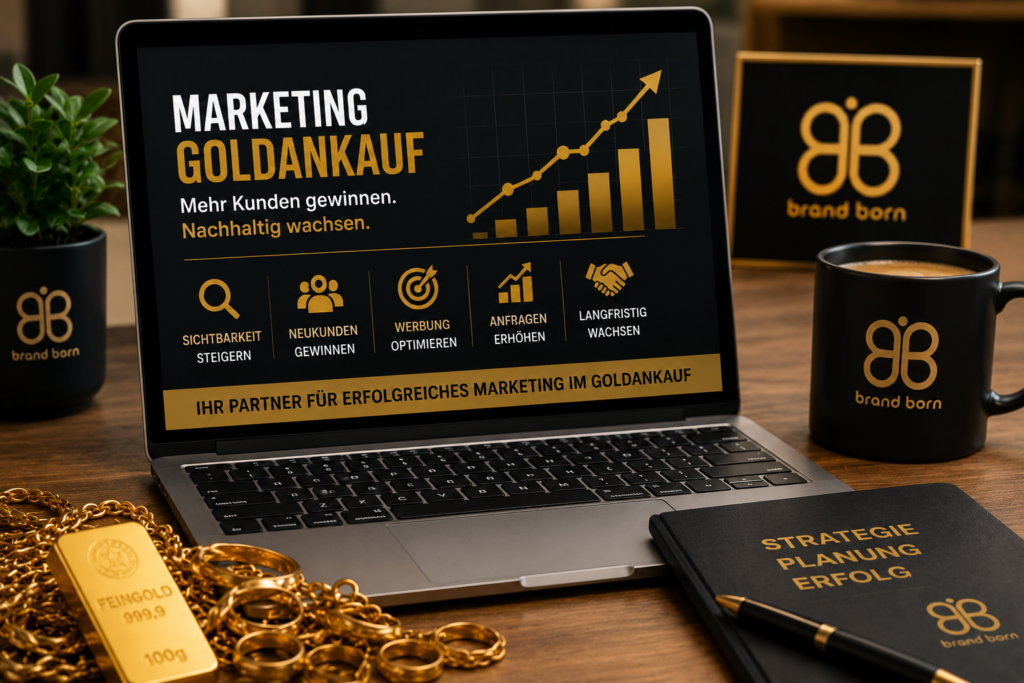 Marketing Goldankauf, Online Marketing Goldankauf, Goldankauf Kunden gewinnen, Neukunden Goldankauf, Werbung Goldankauf, Marketing Edelmetallhandel