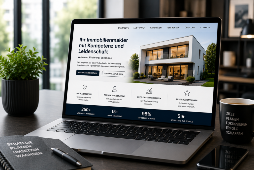 Website für Immobilienmakler