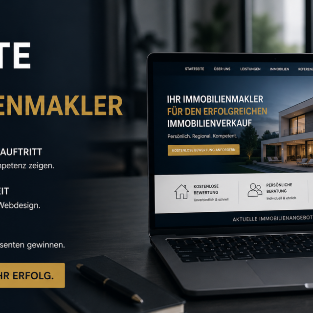 Website für Immobilienmakler