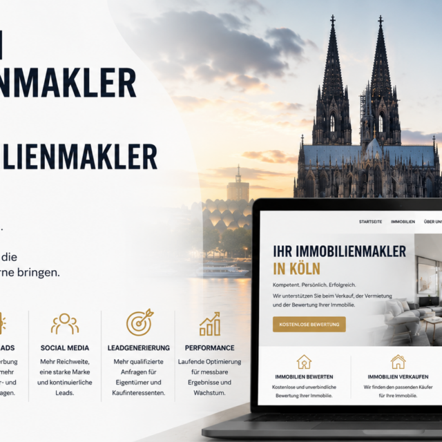 Webdesign Immobilienmakler Köln & SEO Immobilienmakler Köln. Website Immobilienmakler Köln, Immobilienmakler Website Köln, Immobilienmakler Homepage Köln