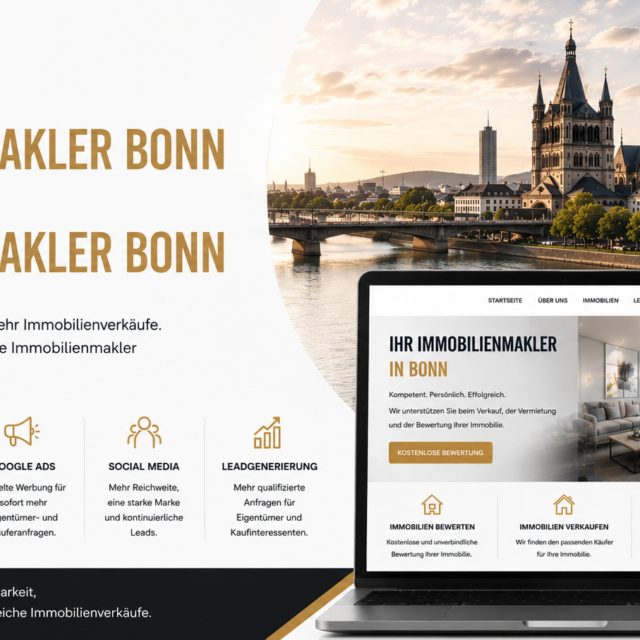 Webdesign Immobilienmakler Bonn, SEO Immobilienmakler Bonn, Website Immobilienmakler Bonn, Immobilienmakler Website Bonn, Immobilienmakler Homepage Bonn