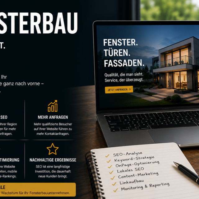 SEO Fensterbau: SEO für Fensterbauer, Suchmaschinenoptimierung Fensterbau, Lokales SEO Fensterbau, Fensterbauer bei Google finden