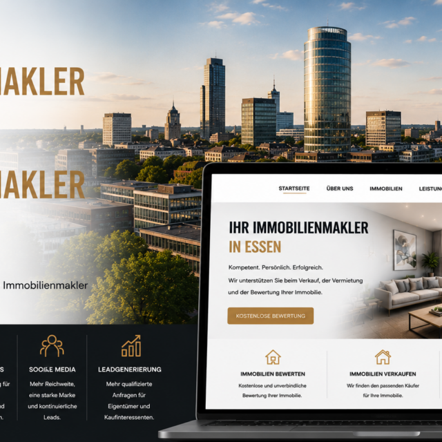 Webdesign Immobilienmakler Essen, SEO Immobilienmakler Essen, Website Immobilienmakler Essen, Immobilienmakler Website Essen, Immobilienmakler Homepage Essen