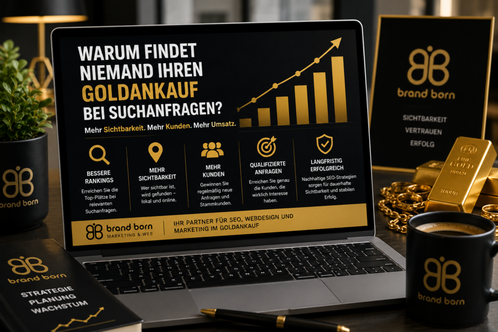 Goldankauf bei Google finden, SEO Goldankauf, Suchmaschinenoptimierung Goldankauf, Google Ranking Goldankauf, Website Goldankauf, Webdesign Edelmetallhandel