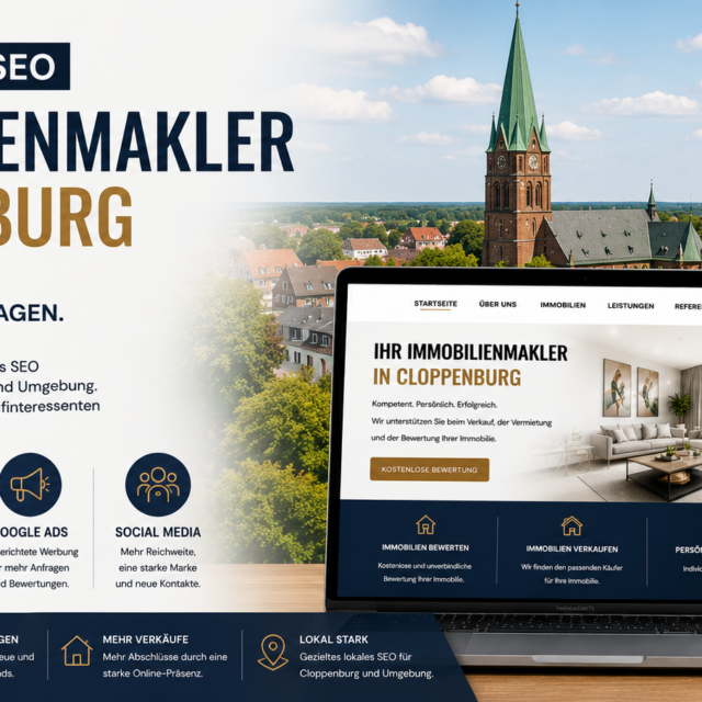 Webdesign Immobilienmakler Cloppenburg, SEO Immobilienmakler Cloppenburg, Website Immobilienmakler Cloppenburg, Immobilienmakler Homepage Cloppenburg