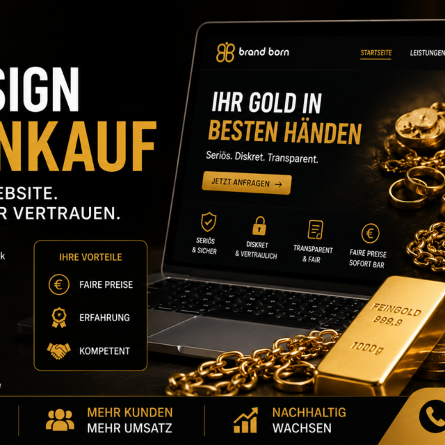 Webdesign Goldankauf, Website Goldankauf erstellen lassen, Homepage Goldankauf, Goldankauf Website erstellen, Website für Goldankauf, Webdesign Edelmetallhandel