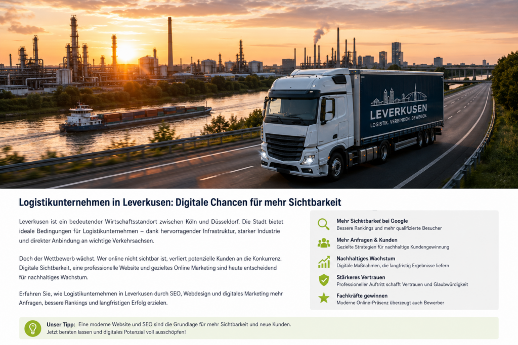 Logistikunternehmen Leverkusen, Spedition Leverkusen, Transportunternehmen Leverkusen, Logistik Leverkusen, SEO Logistikunternehmen - Brand Born Website SEO SMM Digital Marketing Logistikunternehmen Leverkusen, Spedition Leverkusen, Transportunternehmen Leverkusen, Logistik Leverkusen, SEO Logistikunternehmen