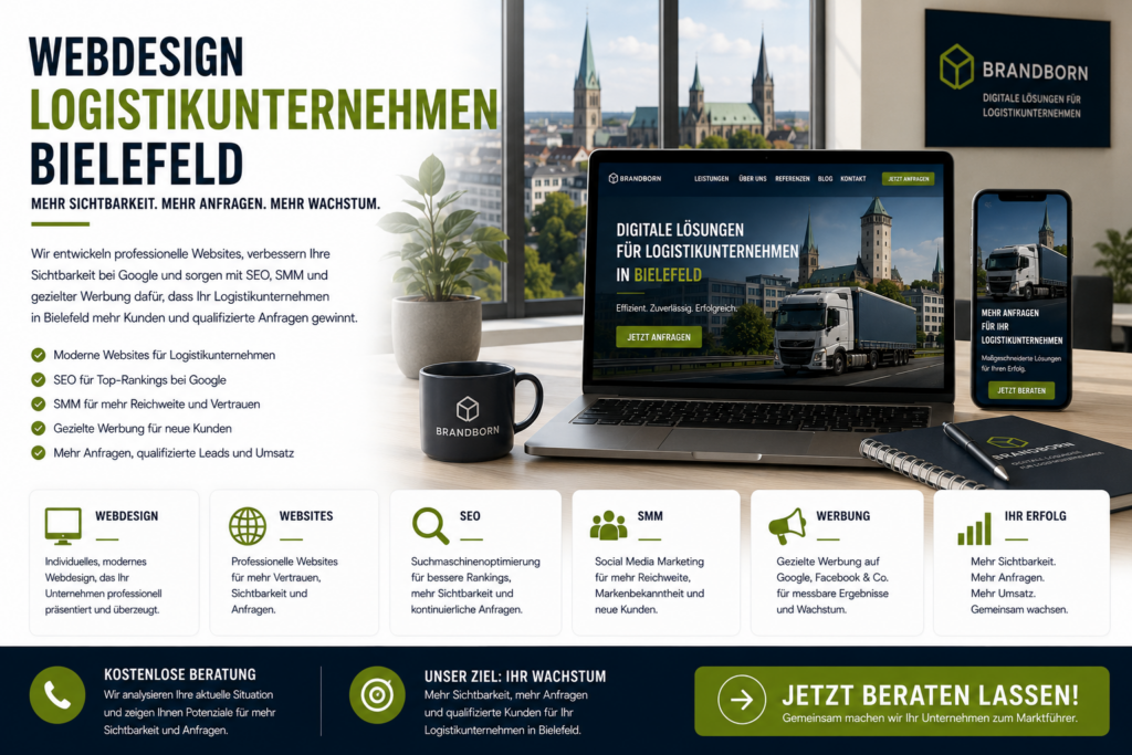 Webdesign Logistikunternehmen Bielefeld, Webseite Logistikunternehmen Bielefeld, SEO Logistikunternehmen Bielefeld, SMM Logistikunternehmen Bielefeld, Werbung Logistikunternehmen Bielefeld - Brand Born Website SEO SMM Digital Marketing Webdesign Logistikunternehmen Bielefeld, Webseite Logistikunternehmen Bielefeld, SEO Logistikunternehmen Bielefeld, SMM Logistikunternehmen Bielefeld, Werbung Logistikunternehmen Bielefeld
