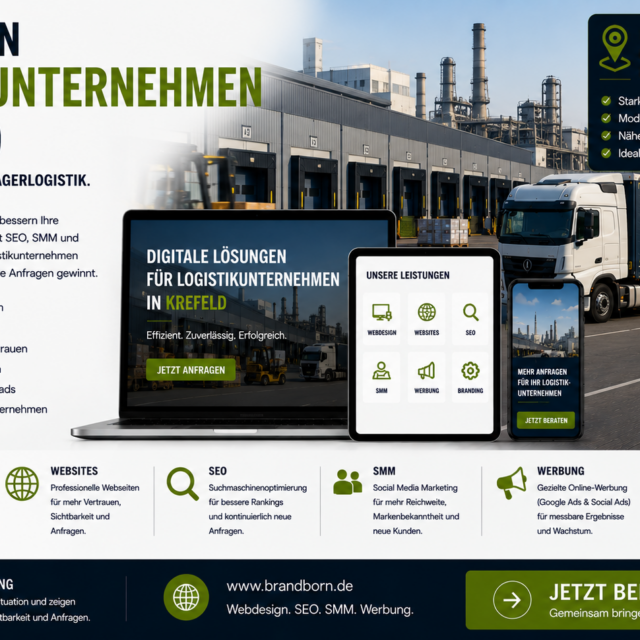 Webdesign Logistikunternehmen Krefeld, Webseite Logistikunternehmen Krefeld, SEO Logistikunternehmen Krefeld, SMM Logistikunternehmen Krefeld