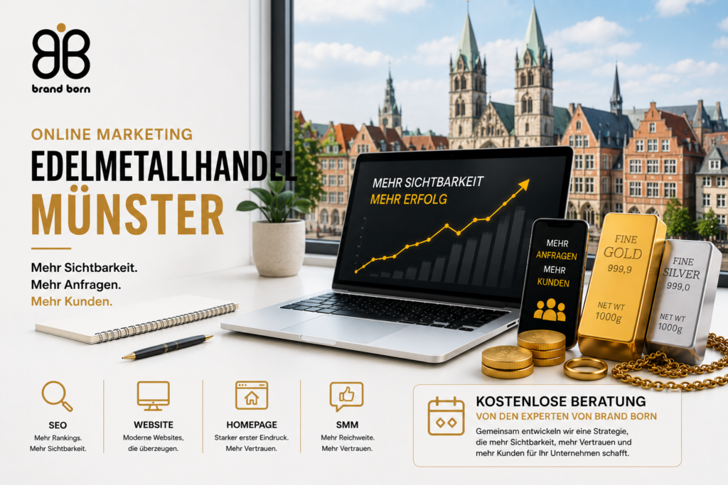 Online Marketing Edelmetallhandel Münster: SEO Edelmetallhandel Münster, Website Edelmetallhandel Münster, Homepage Edelmetallhandel Münster, SMM Edelmetallhandel Münster.