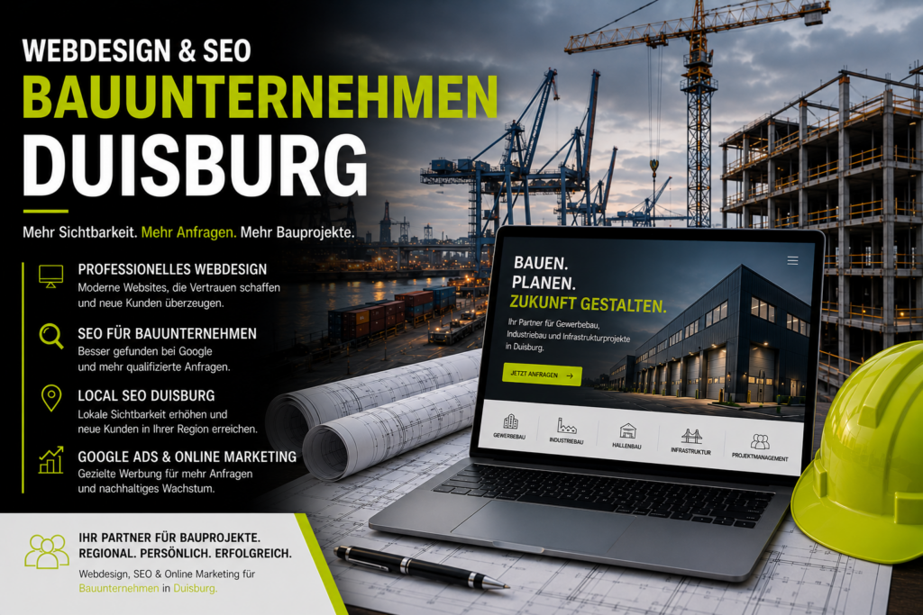Webdesign Bauunternehmen Duisburg, SEO Bauunternehmen Duisburg, Website Bauunternehmen Duisburg, Local SEO Bauunternehmen, Bauunternehmen Kunden gewinnen - Brand Born Website SEO SMM Digital Marketing Webdesign Bauunternehmen Duisburg, SEO Bauunternehmen Duisburg, Website Bauunternehmen Duisburg, Local SEO Bauunternehmen, Bauunternehmen Kunden gewinnen