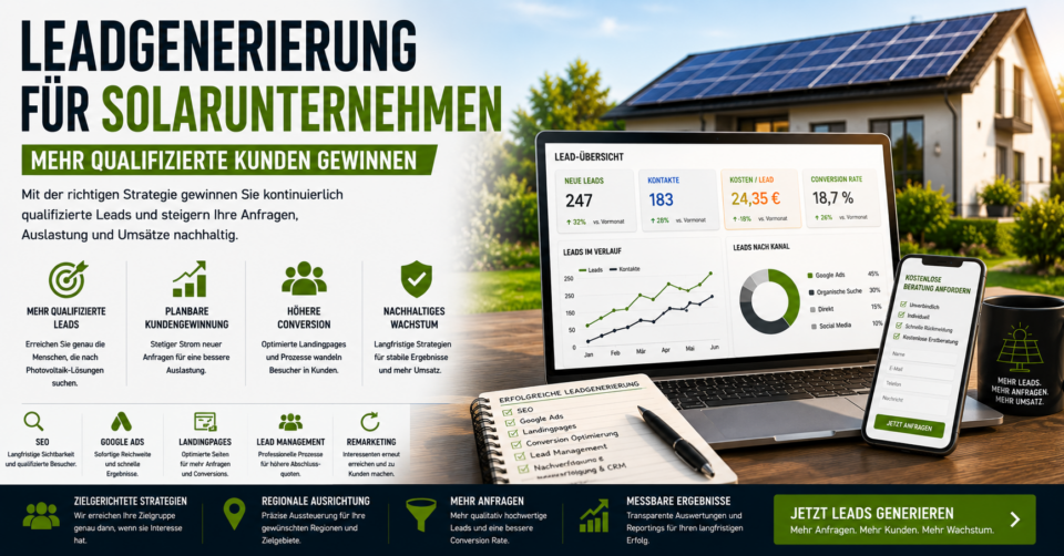 Leadgenerierung Solarunternehmen, Leads für Solarunternehmen, Kunden gewinnen Solarunternehmen, Lead Management Solarunternehmen, Photovoltaik Leads - Brand Born Website SEO SMM Digital Marketing Leadgenerierung Solarunternehmen, Leads für Solarunternehmen, Kunden gewinnen Solarunternehmen, Lead Management Solarunternehmen, Photovoltaik Leads