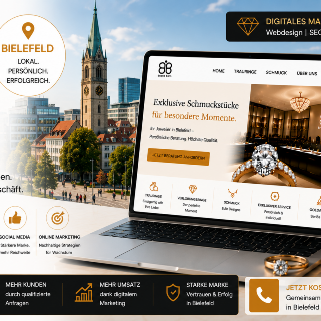 Website für Juweliere Bielefeld, Webdesign für Juweliere Bielefeld, SEO für Juweliere Bielefeld, Google Ads für Juweliere Bielefeld, SMM für Juweliere Bielefeld