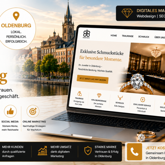 Website für Juweliere Oldenburg, SEO für Juweliere Oldenburg, Webdesign für Juweliere Oldenburg und Google Ads für Juweliere Oldenburg.