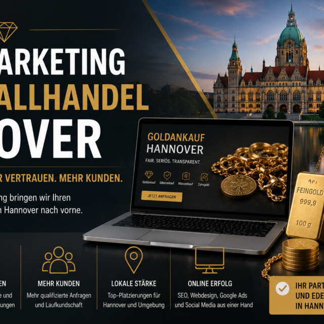 Webdesign Edelmetallhandel Hannover, Webdesign Goldankauf Hannover, SEO Edelmetallhandel Hannover, Website erstellen Edelmetallhandel Hannover