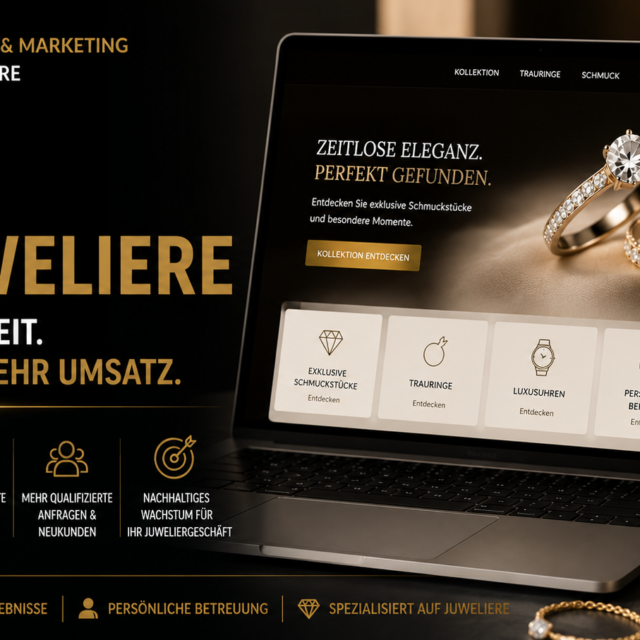 SEO für Juweliere, Juweliere SEO, lokales SEO für Juweliere, Website für Juweliere, Webdesign für Juweliere und mehr Kunden für Juweliere.