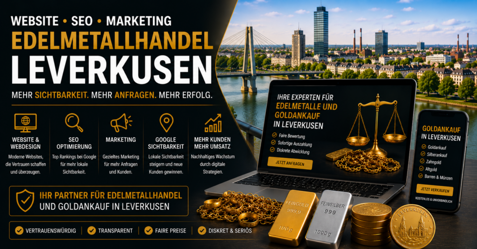 Website Edelmetallhandel Leverkusen, Webdesign Edelmetallhandel Leverkusen, SEO Edelmetallhandel Leverkusen, Website für Goldankauf Leverkusen - Brand Born Website SEO SMM Digital Marketing Website Edelmetallhandel Leverkusen, Webdesign Edelmetallhandel Leverkusen, SEO Edelmetallhandel Leverkusen, Website für Goldankauf Leverkusen
