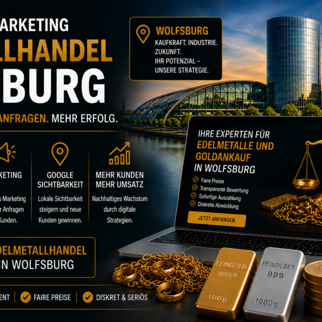 Website Edelmetallhandel Wolfsburg, Webdesign Edelmetallhandel Wolfsburg, SEO Edelmetallhandel Wolfsburg, Website für Goldankauf Wolfsburg, SEO Wolfsburg