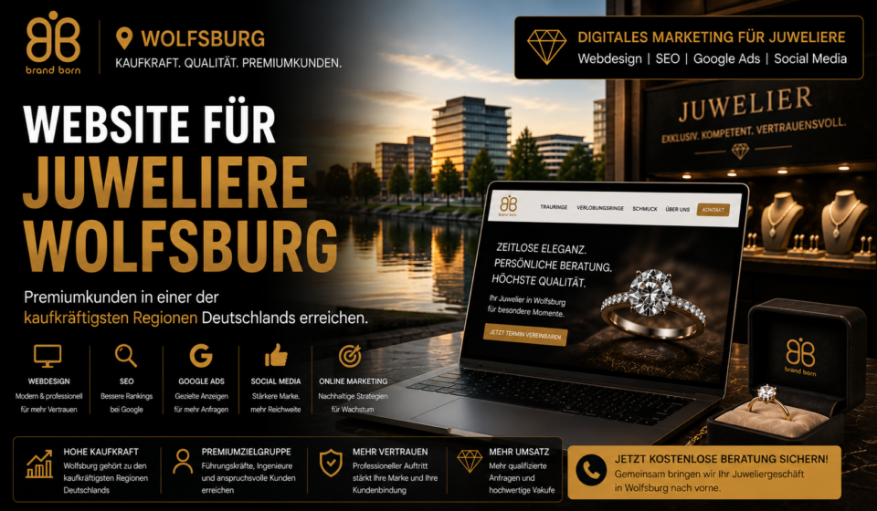 Website für Juweliere Wolfsburg, SEO für Juweliere Wolfsburg, Webdesign für Juweliere Wolfsburg und Google Ads für Juweliere Wolfsburg. - Brand Born Website SEO SMM Digital Marketing Website für Juweliere Wolfsburg, SEO für Juweliere Wolfsburg, Webdesign für Juweliere Wolfsburg und Google Ads für Juweliere Wolfsburg.