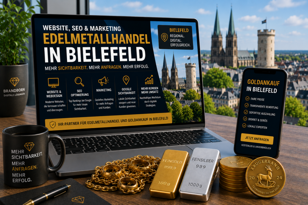 Website Edelmetallhandel Bielefeld, Webdesign Edelmetallhandel Bielefeld, SEO Edelmetallhandel Bielefeld, Website für Goldankauf Bielefeld - Brand Born Website SEO SMM Digital Marketing Website Edelmetallhandel Bielefeld, Webdesign Edelmetallhandel Bielefeld, SEO Edelmetallhandel Bielefeld, Website für Goldankauf Bielefeld