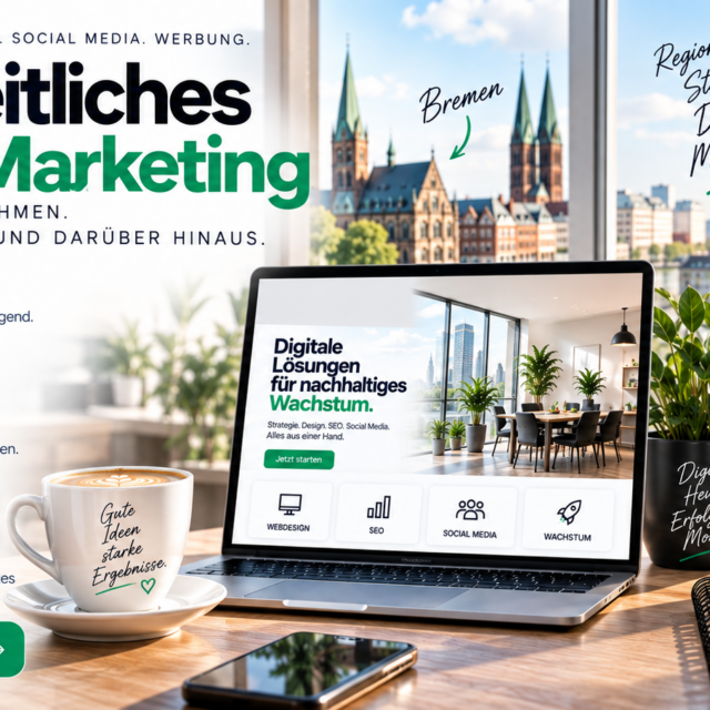 Ganzheitliches Online Marketing verbindet Website, SEO, Social Media und digitale Strategie für mehr Sichtbarkeit, Reichweite und nachhaltiges Wachstum.